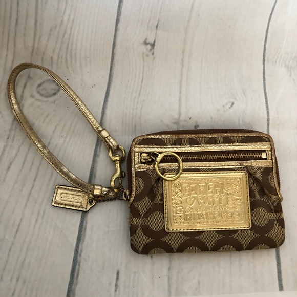 Gold Coach Wallet - Picture 2 of 5